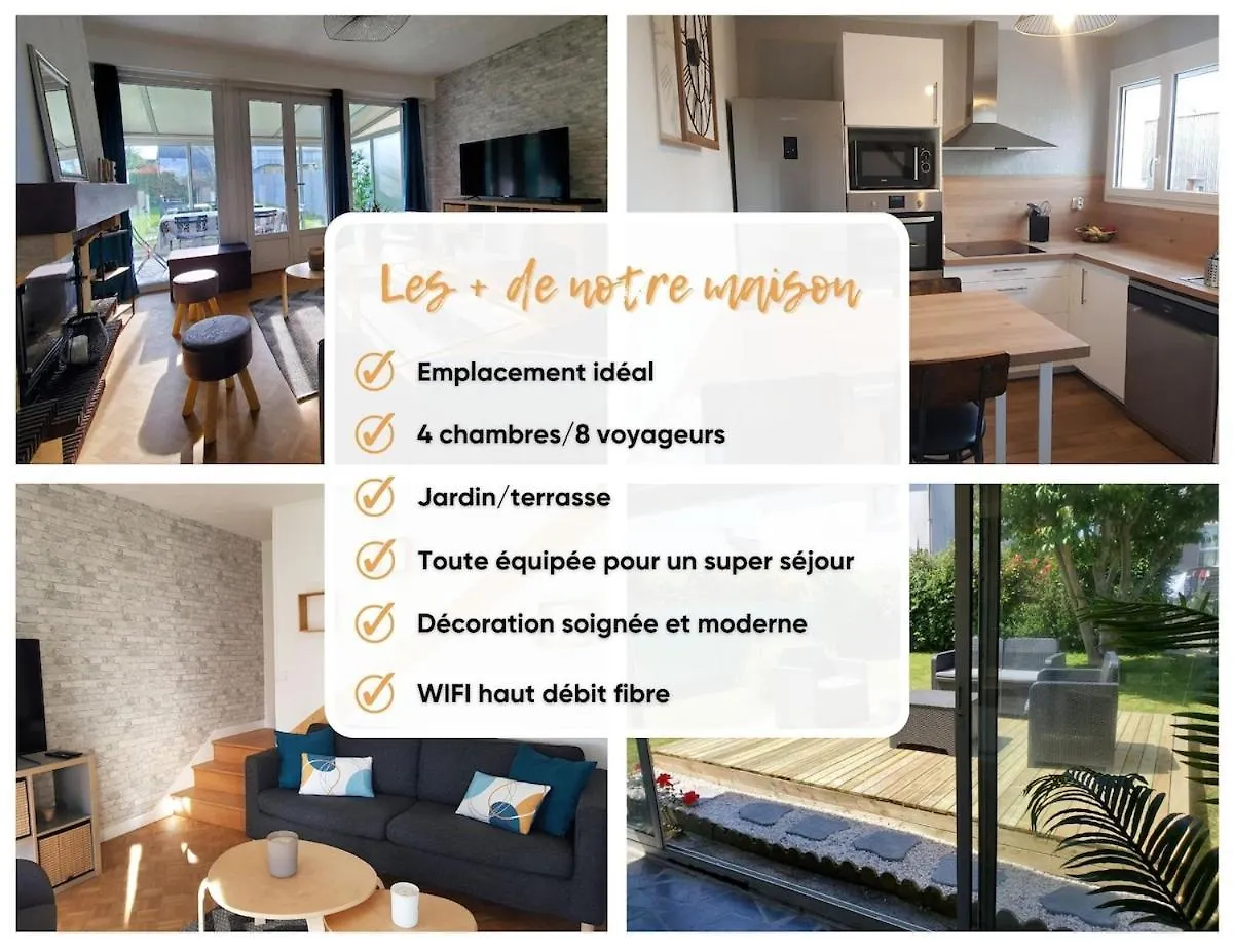 Tatil Evi Charmante Maison De Ville Avec Jardin Guingamp